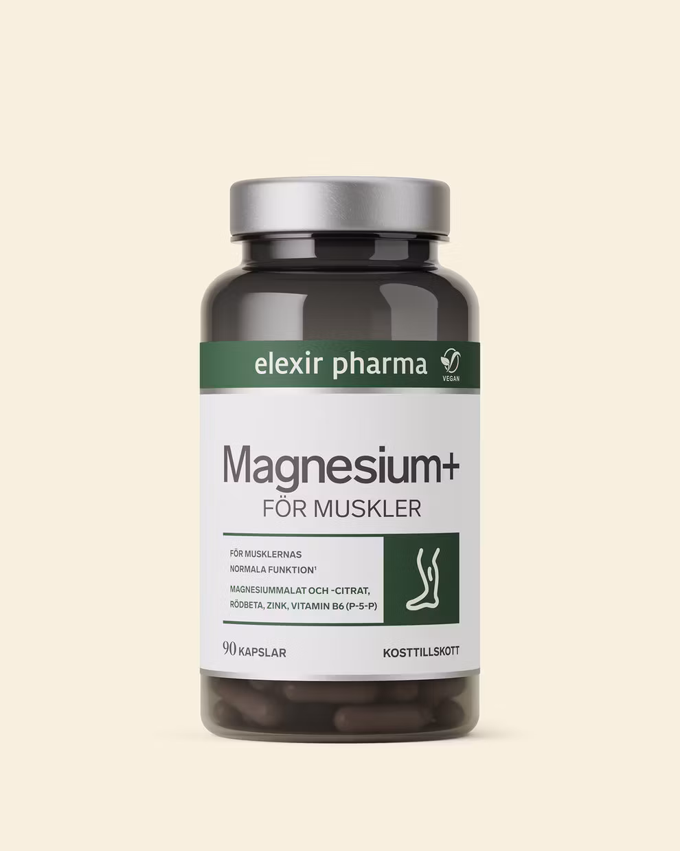 Elexir Pharma Magnesium+ For muscles - 90 capsules