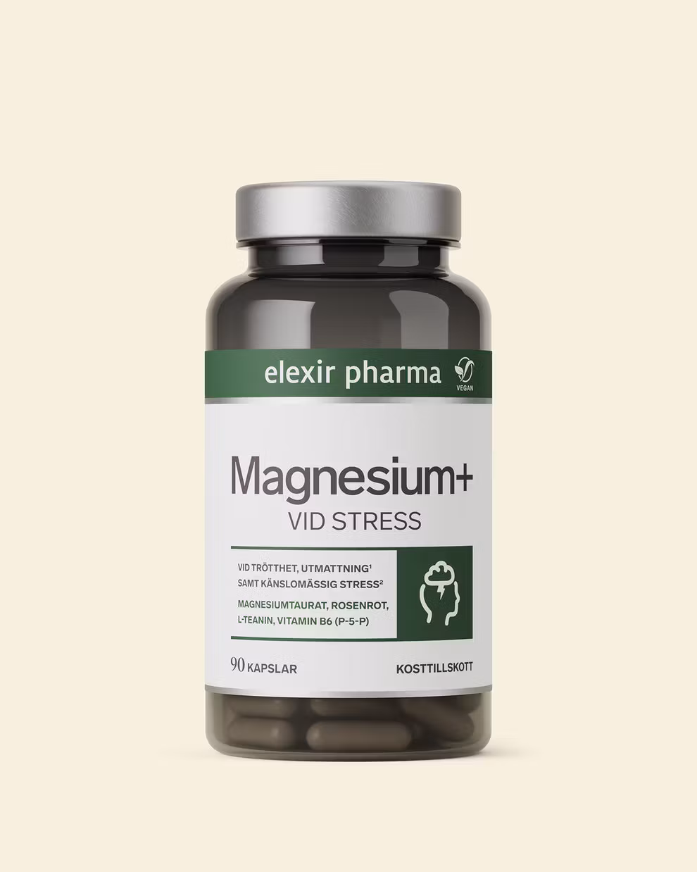 Elexir Pharma Magnesium+ For stress - 90 capsules