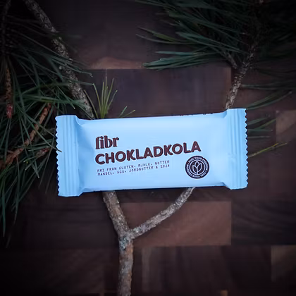 Fibr Chokladkola, Chocolate Toffee Bar - 25 grams