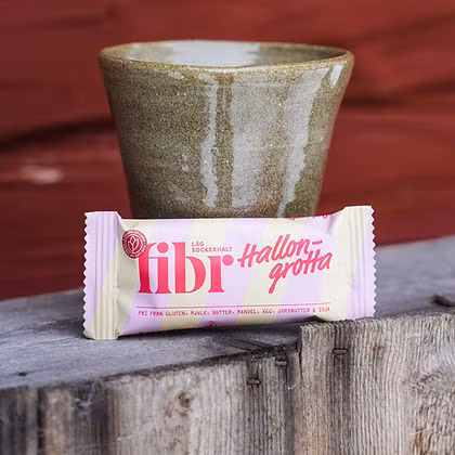 Fibr Hallongrotta, Raspberry Cave Bar - 25 grams