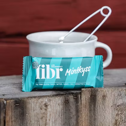 Fibr Mintkyss, Mint Kiss Bar - 25 grams