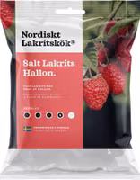 Nordiskt Lakritskök Salt Liquorice Raspberry - 120 grams