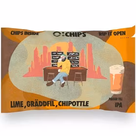 Ö-Chips for IPA, Lime, Sour Cream & Chipotle - 100g