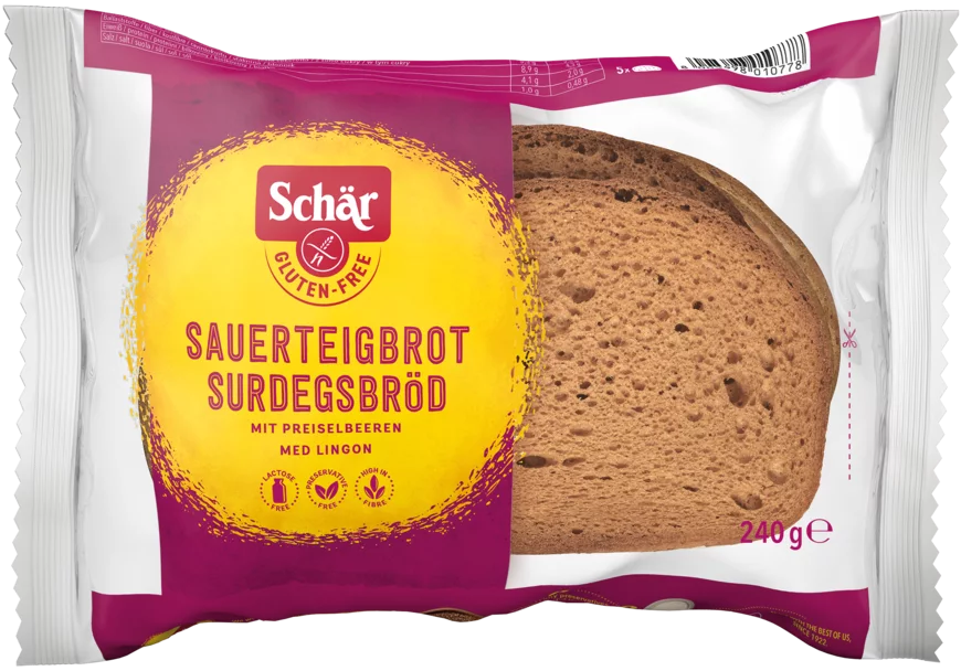 Schär (Semper) Sauerteigbrot, Sourdough bread - 240 grams