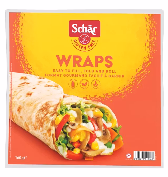 Schär (Semper) Wraps - 160 grams