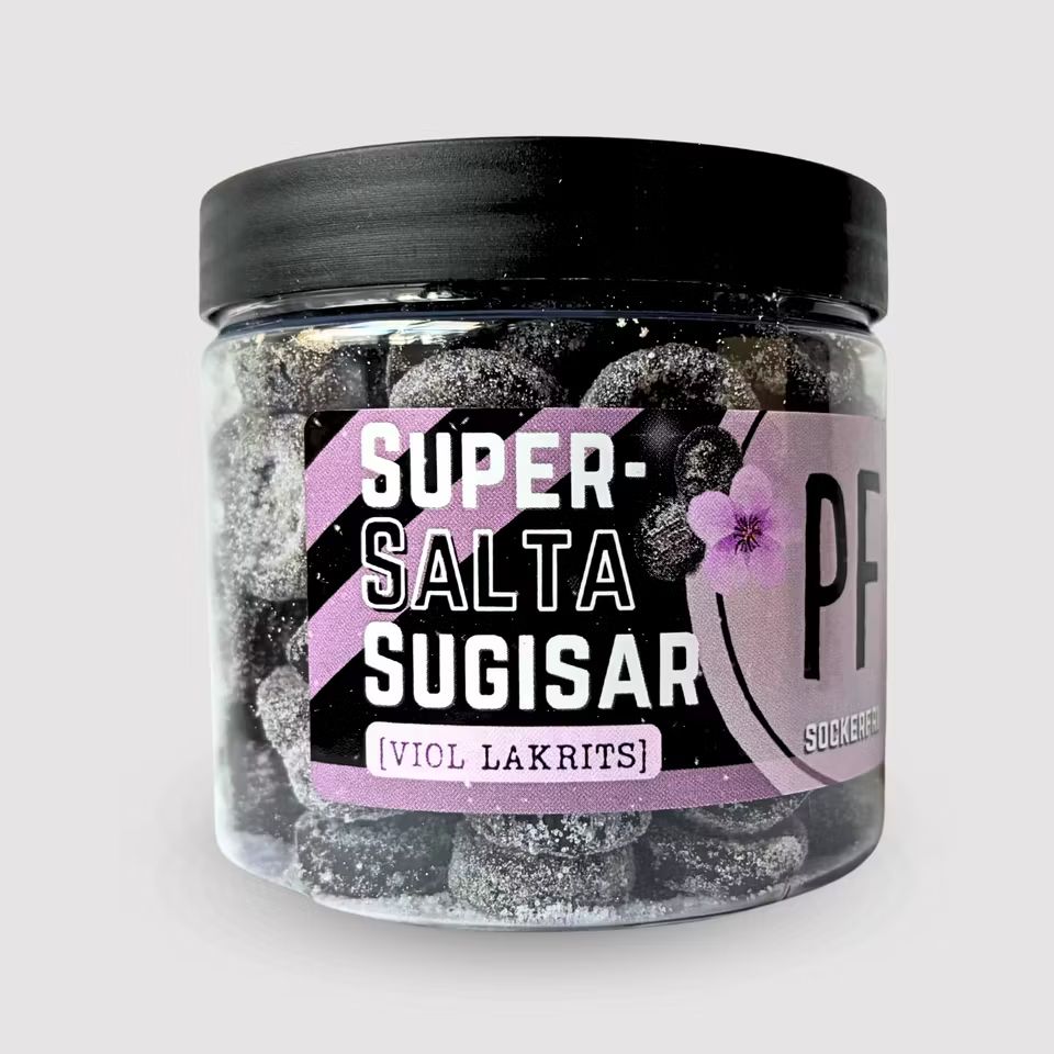 Pastillfabriken Super Salty "Sugisar" - Violet Licorice