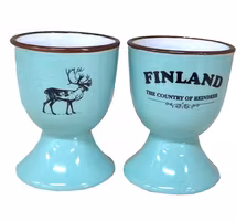 Kieliszek do jajka Robin Ruth Renifer, zielony - 2 szt.