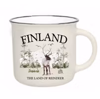 Kubek Robin Ruth Finlandia Kraina Reniferów Mały, Biały