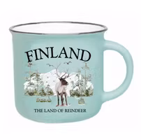 Kubek Robin Ruth Finlandia Kraina Reniferów Mały, turkusowy