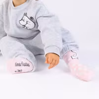 Moomintroll Fluffy Kids Socks, Pink - Size: 28-31