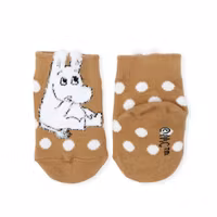Moomintroll Fluffy Baby Socks - Brown
