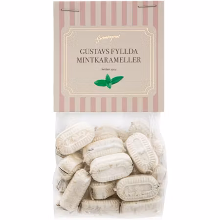 Sockerbageriet Gustavs Fyllda Mintkarameller 175g
