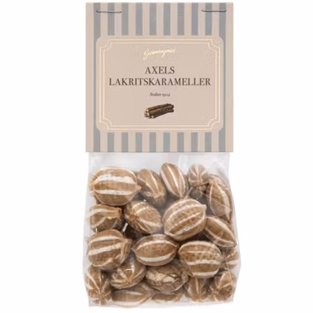 Sockerbageriet Axels Licorice Caramels - 175g