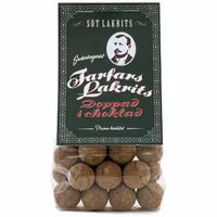 Sockerbageriet Słodkie kulki lukrecjowe dziadka z czekoladą - 150g