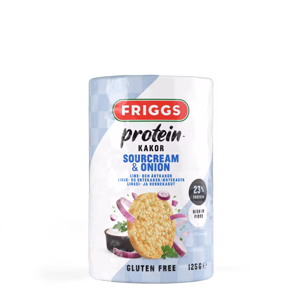 Friggs Protein Crackers Sourcream & Onion - 125 grams