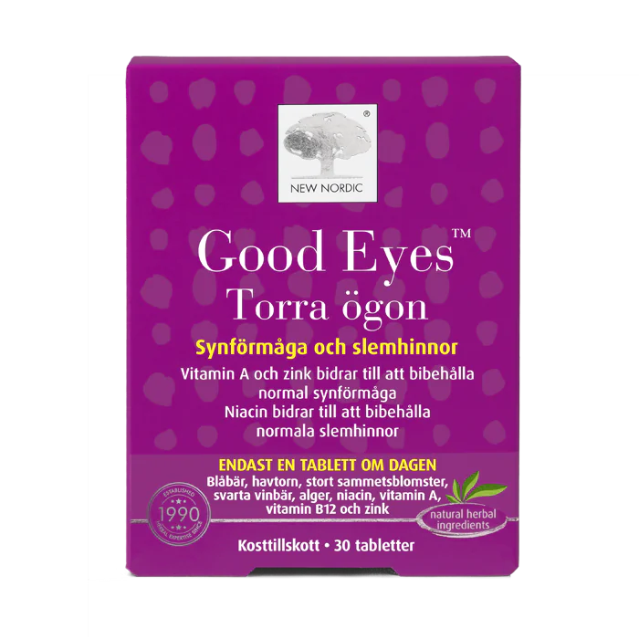 New Nordic Good Eyes™ Yeux secs - 30 comprimés