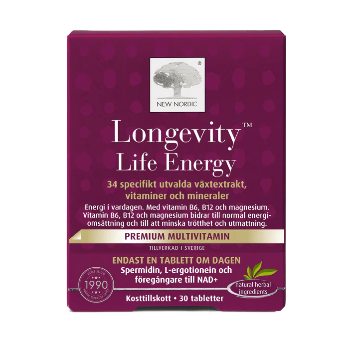 New Nordic Longevity™ Life Energy - 30 tabletten