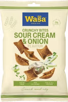 Wasa Crunchy Bites Sour Cream & Onion - 100 grams