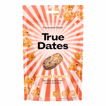 Popcorn al caramello True Dates - 100 grammi