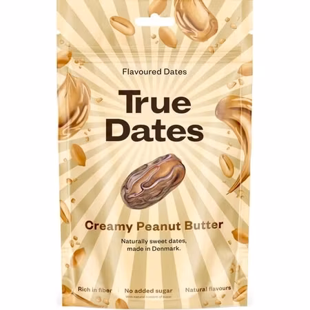 Burro di arachidi cremoso True Dates - 100 grammi
