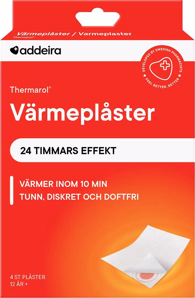 Patchs chauffants Addeira Thermarol - 4 pièces.