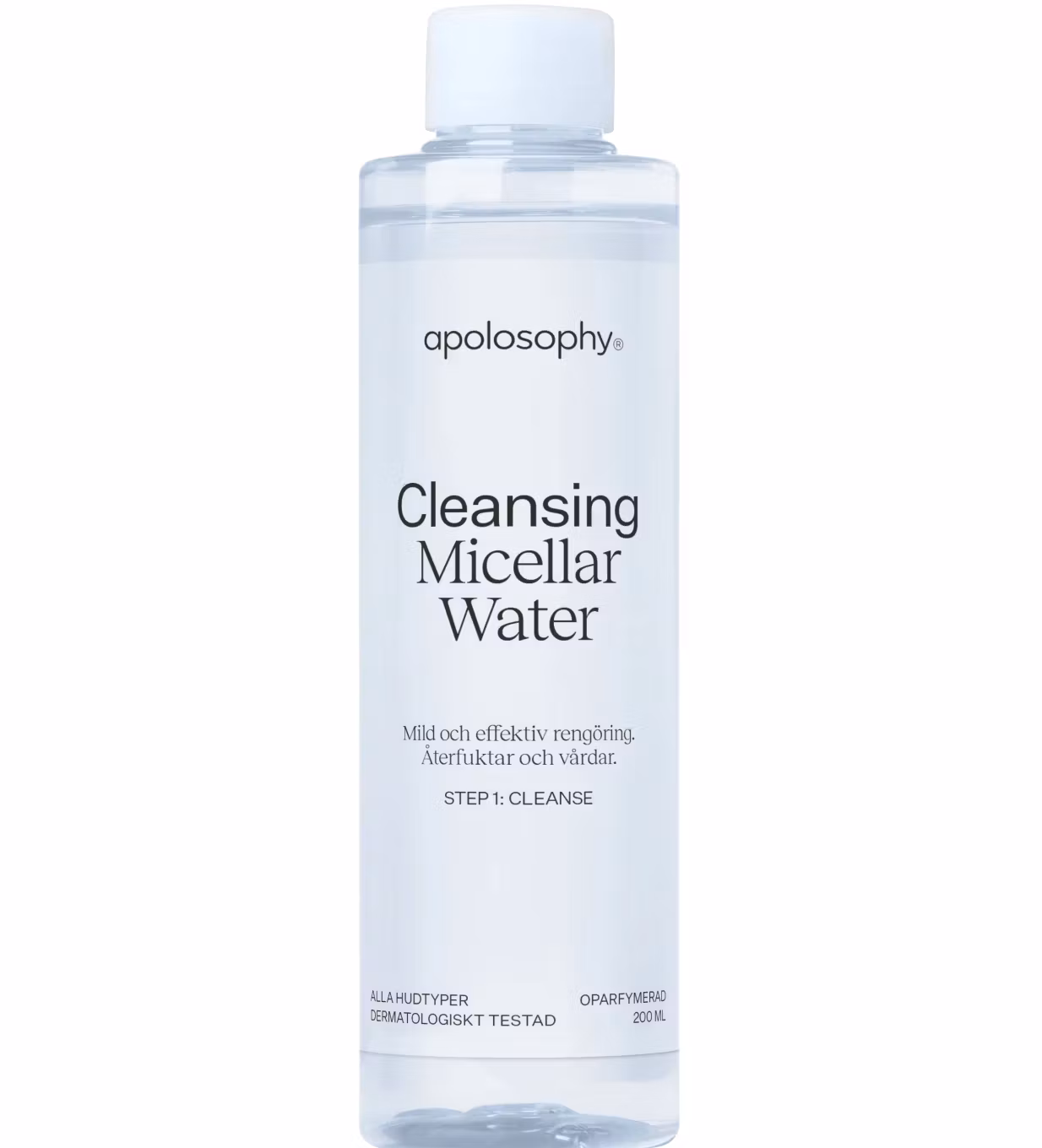 Eau micellaire nettoyante Apolosophy, sans parfum - 200 ml