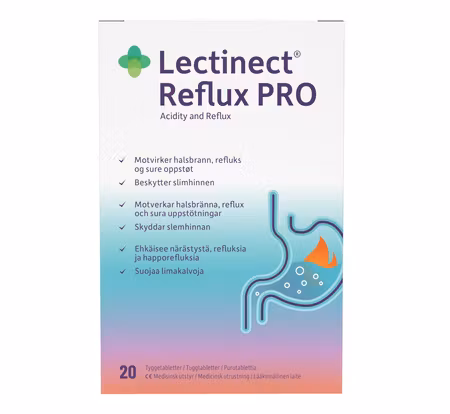 Lectinect Reflux Pro - 20 tablets