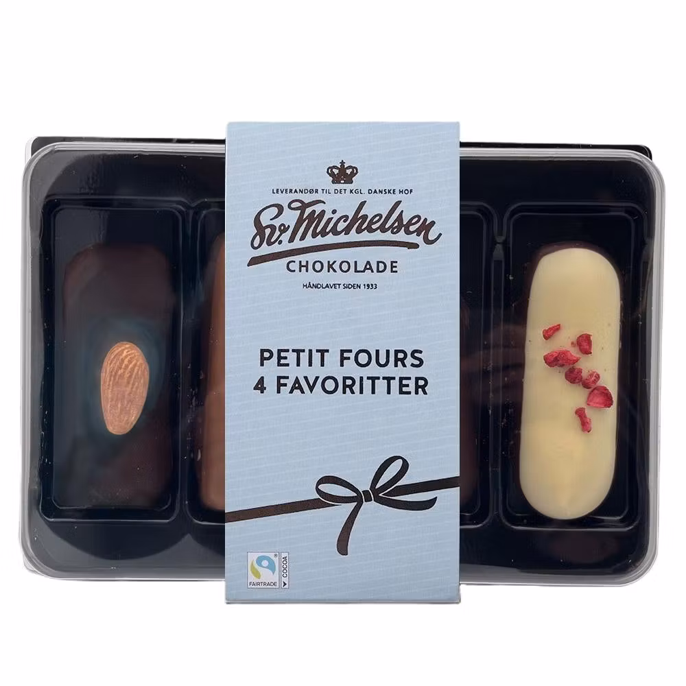 Svend Michelsen 4 petit fours, Marzipan Favorites - 100 grams