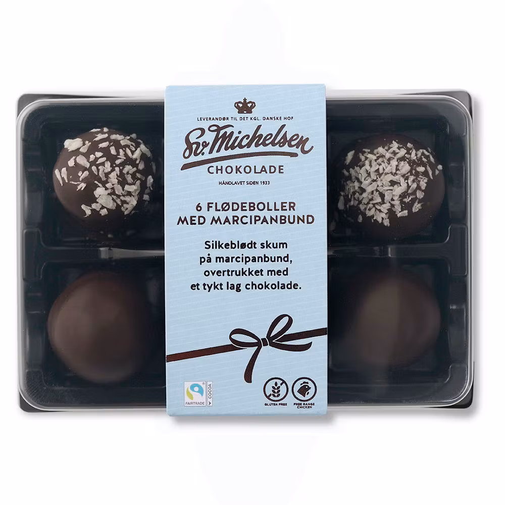 Svend Michelsen 6 Mini Cream Buns, Classic And Coconut - 100 grams