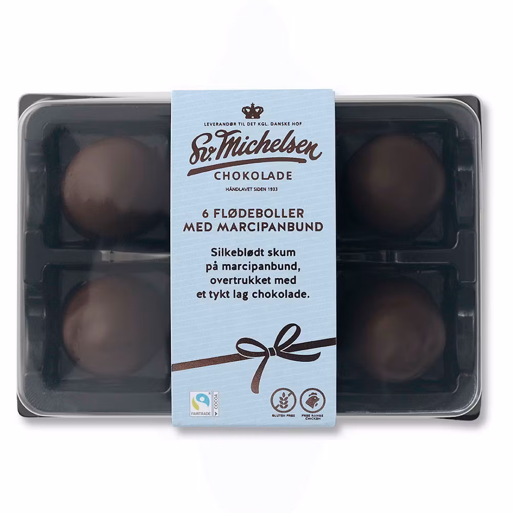 Svend Michelsen 6 Mini Cream Buns, Classic - 100 grammaa