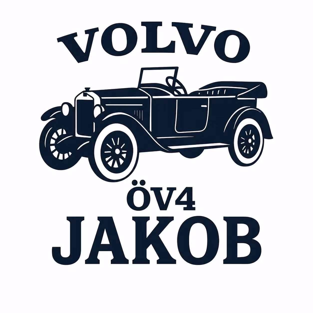 T-shirt Swedish Car Collection - Volvo ÖV4 - Jakob
