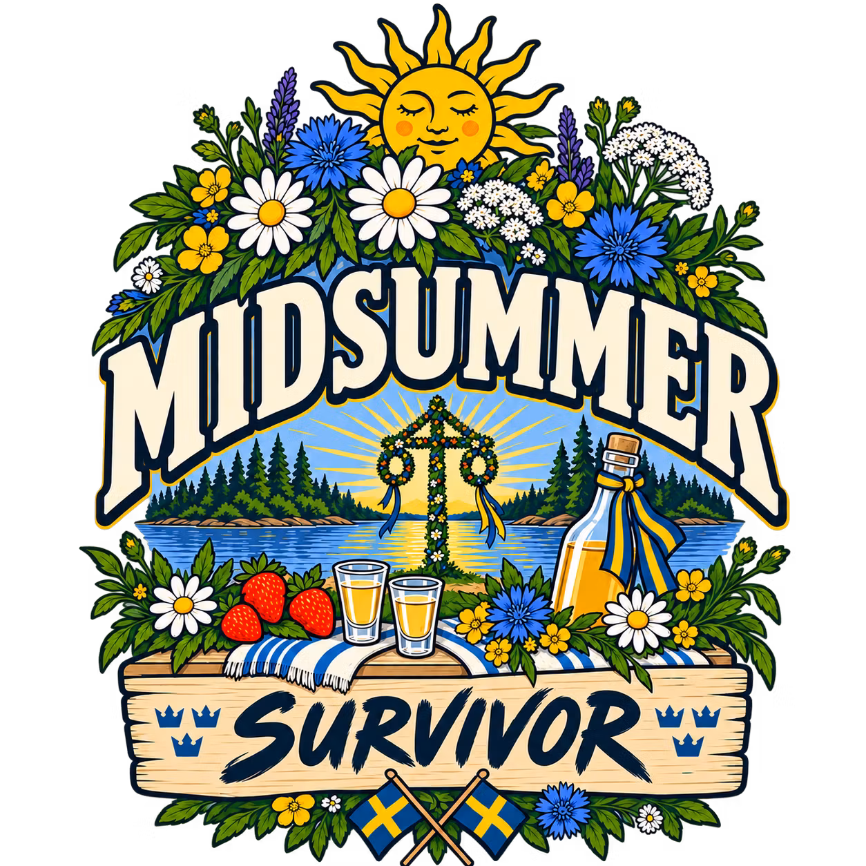 T-shirt, Midsummer Survivor