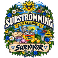 T-shirt, Surströmming Challenge Survivor