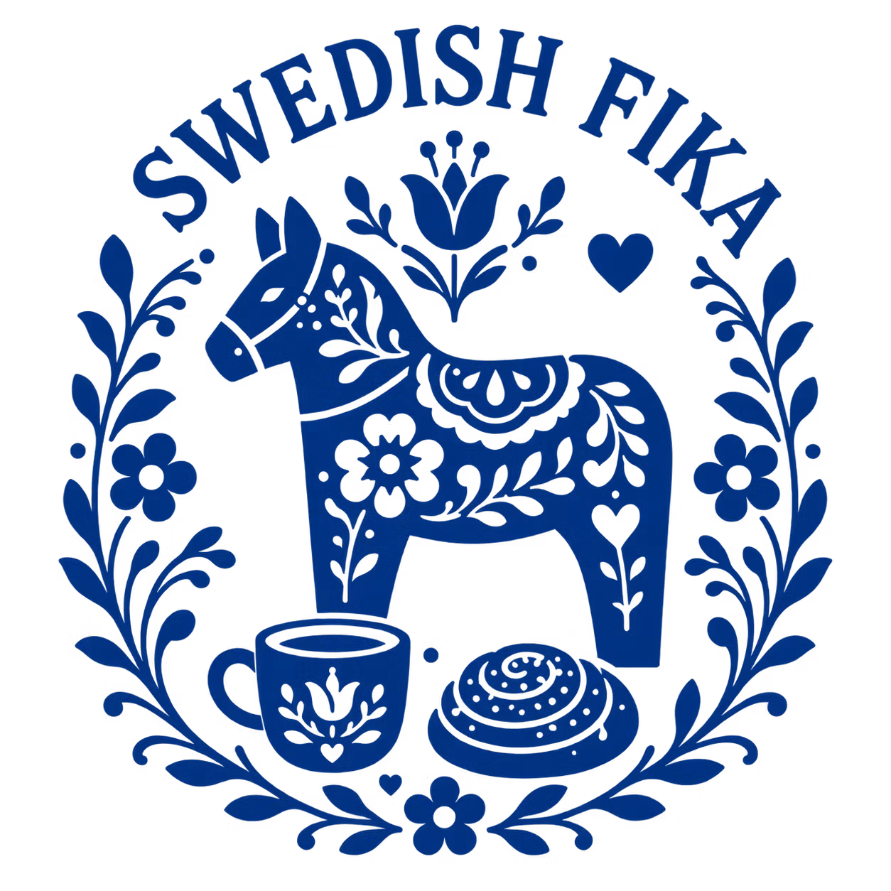 T-shirt, Swedish Fika - Dalahorse