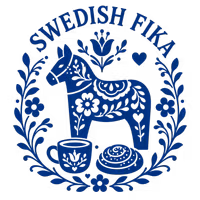 T-shirt, Swedish Fika - Dalahorse