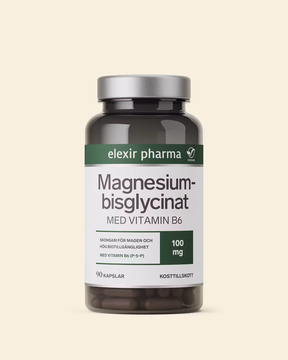 Elexir Pharma Bisglycinate de Magnésium - 90 gélules