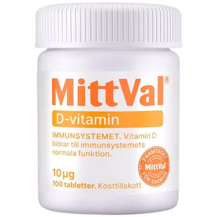 MittVal Vitamin D - 100 Tabletten