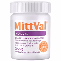 MittVal Folic Acid - 100 tablets