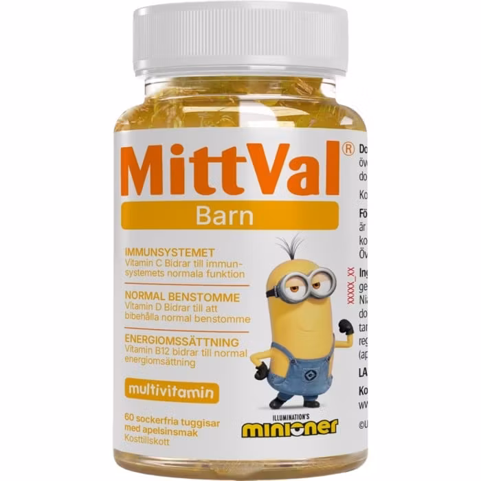 Minions pour enfants MittVal - 60 comprimés