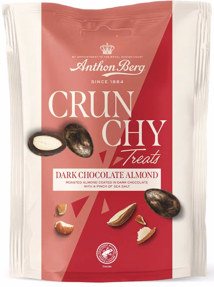 Anthon Berg Crunchy Treats Dark Chocolate Almond - 120 g