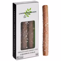 Licorice factory Liquorice Viola Sticks Milk Chocolate & Viola - 45g