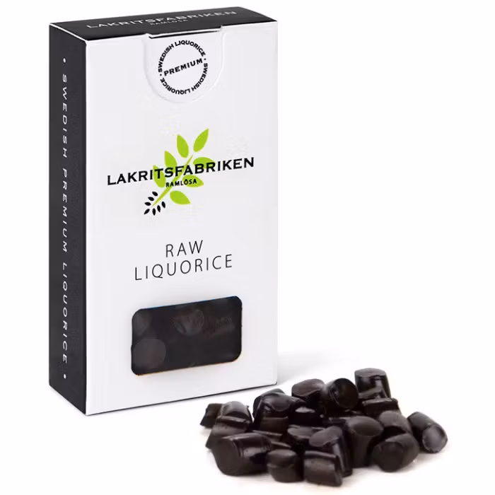 Réglisse crue biologique Lakritsfabriken - 25 g