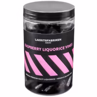 Lakritsfabriken Raspberry Liquorice Vines - 300g