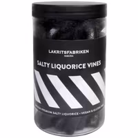 Lakritsfabriken Salty Liqourice Vines - 300g