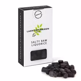 Lakritsfabriken Salty Raw Liquorice - 25 g