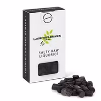 Lakritsfabriken Salty Raw Liquorice - 25 g