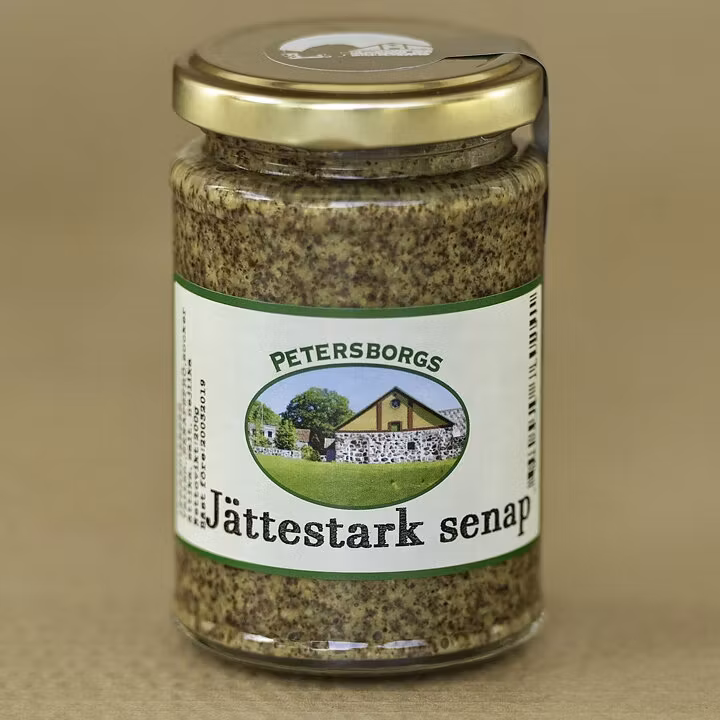 Petersborgs Extra-Strong Mustard - 200 grams