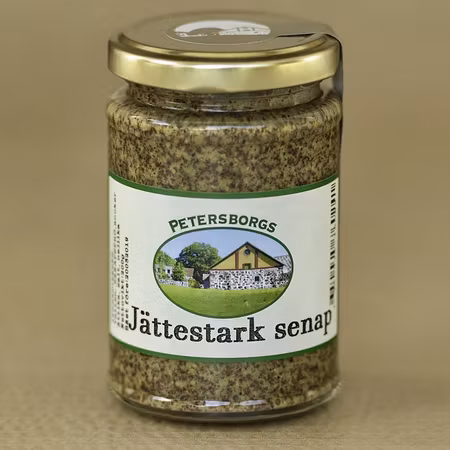 Petersborgs Extra-Strong Mustard - 200 grams