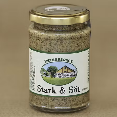 Petersborgs Strong & Sweet Mustard - 200 grams