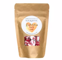Lendelundens Old-fashioned hard candies: Chocolate-filled peppermint twists - 130 grams